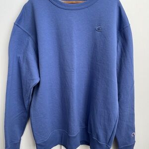 Champion Men's Blue Crewneck Sweatshirt L